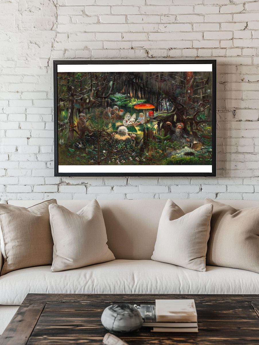 Fairy tale princess (1896) painted. room preview