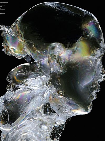 Crystal Skull Abstract Print. poster