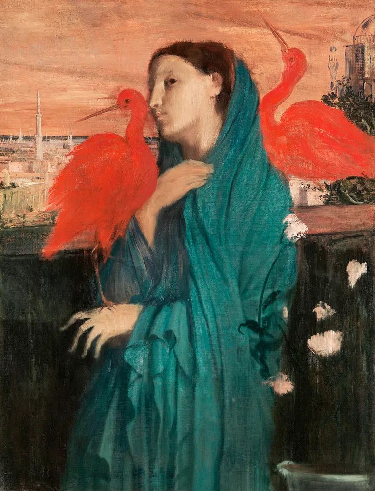 Young Woman Ibis (ca. 1860–1862). poster detail