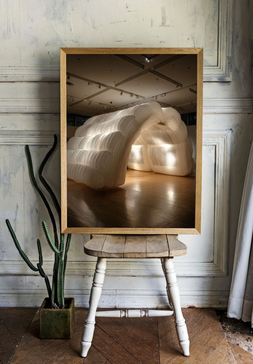Inflatable Arch Installation Contemporary Print. room preview