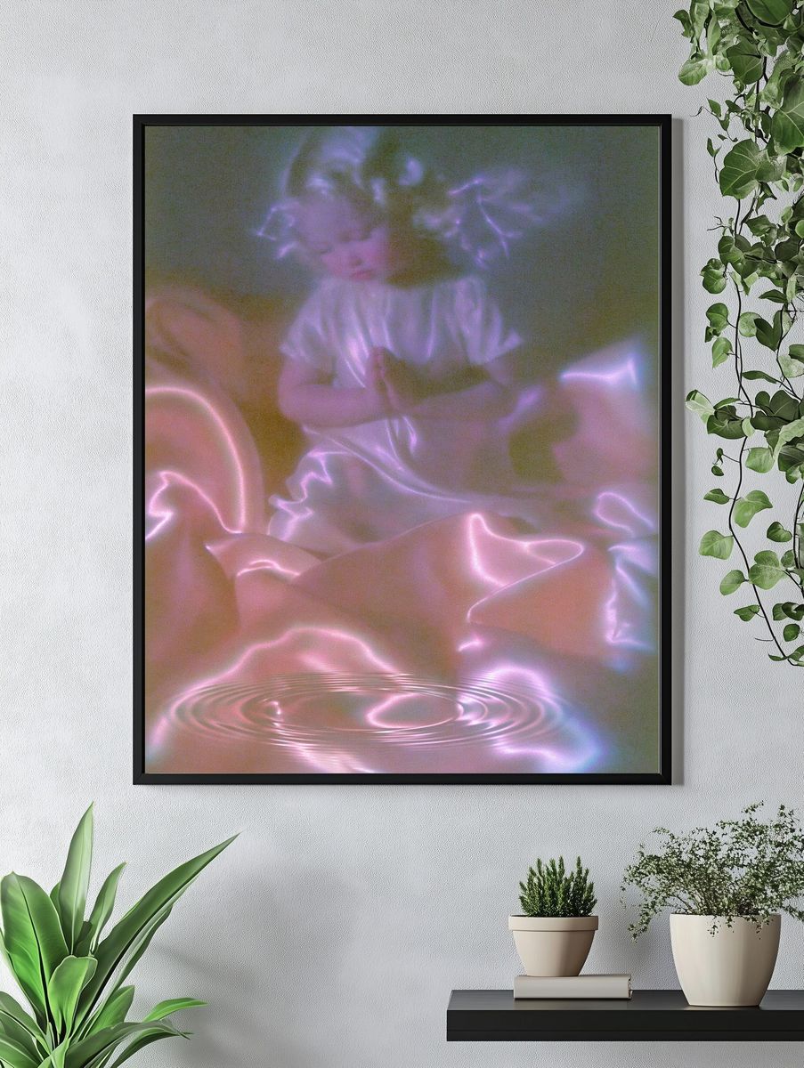 Dreamy Doll Surrealism Print. — room view 4