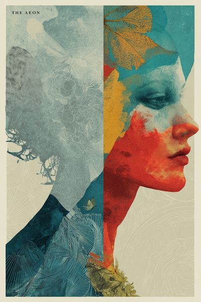 The Aeon Surreal Portrait Poster. poster print