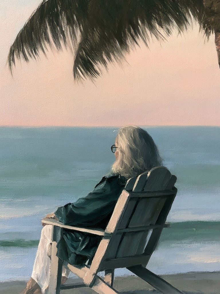 Seaside Reflection Fine-Art Print. poster detail