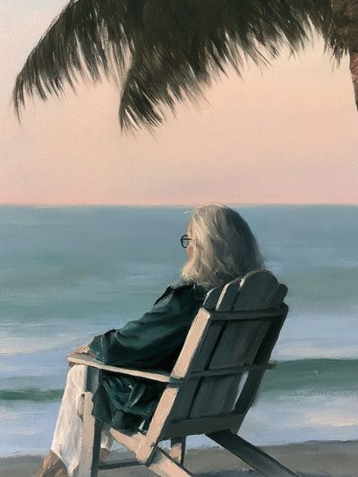 Seaside Reflection Fine-Art Print.