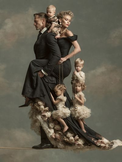 Surreal Family Portrait Print. poster