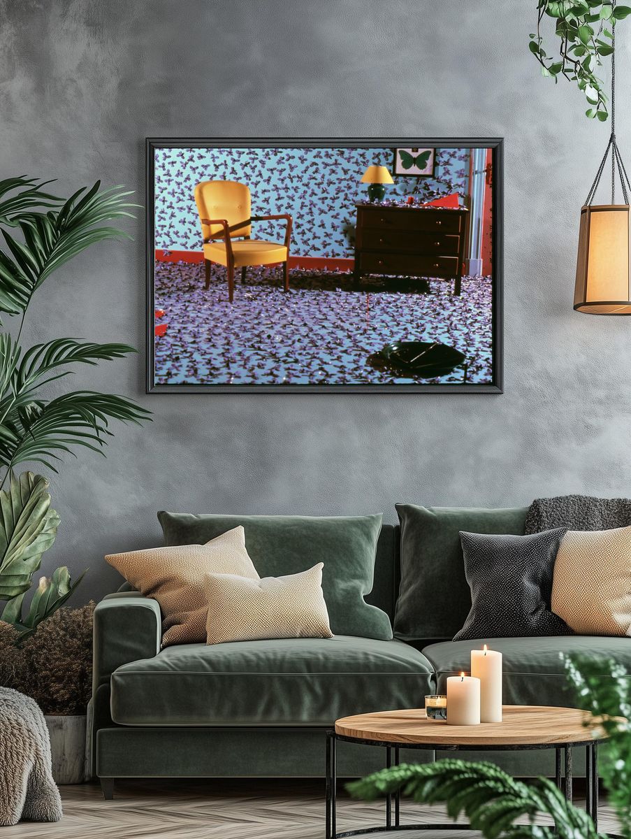 Butterfly Room Surrealism Print. — room view 4