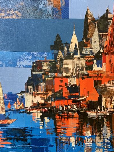 Harbor Cityscape — Fine-Art Print. poster