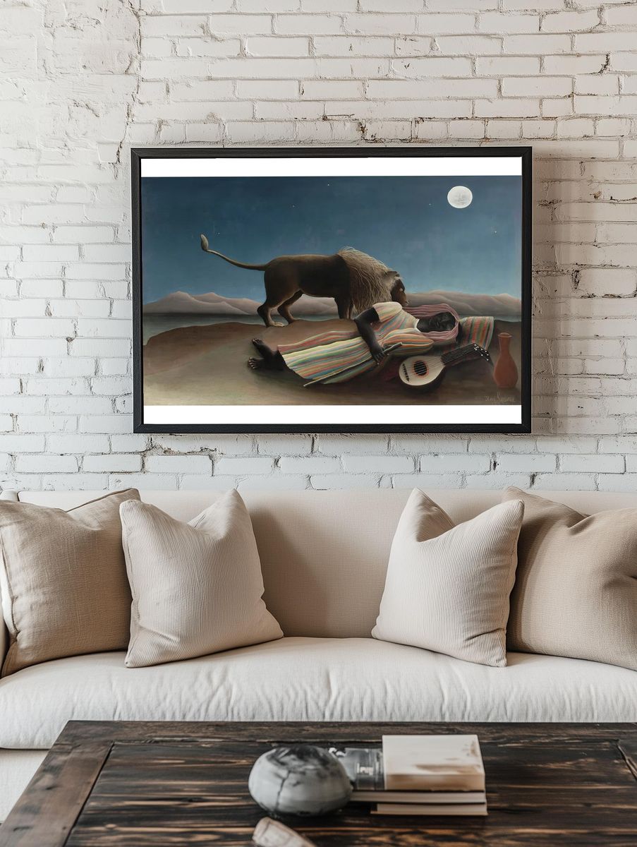 Henri Rousseau 's Sleeping Gypsy. room preview