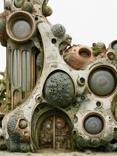 Organic Futuristic Structure Print. poster