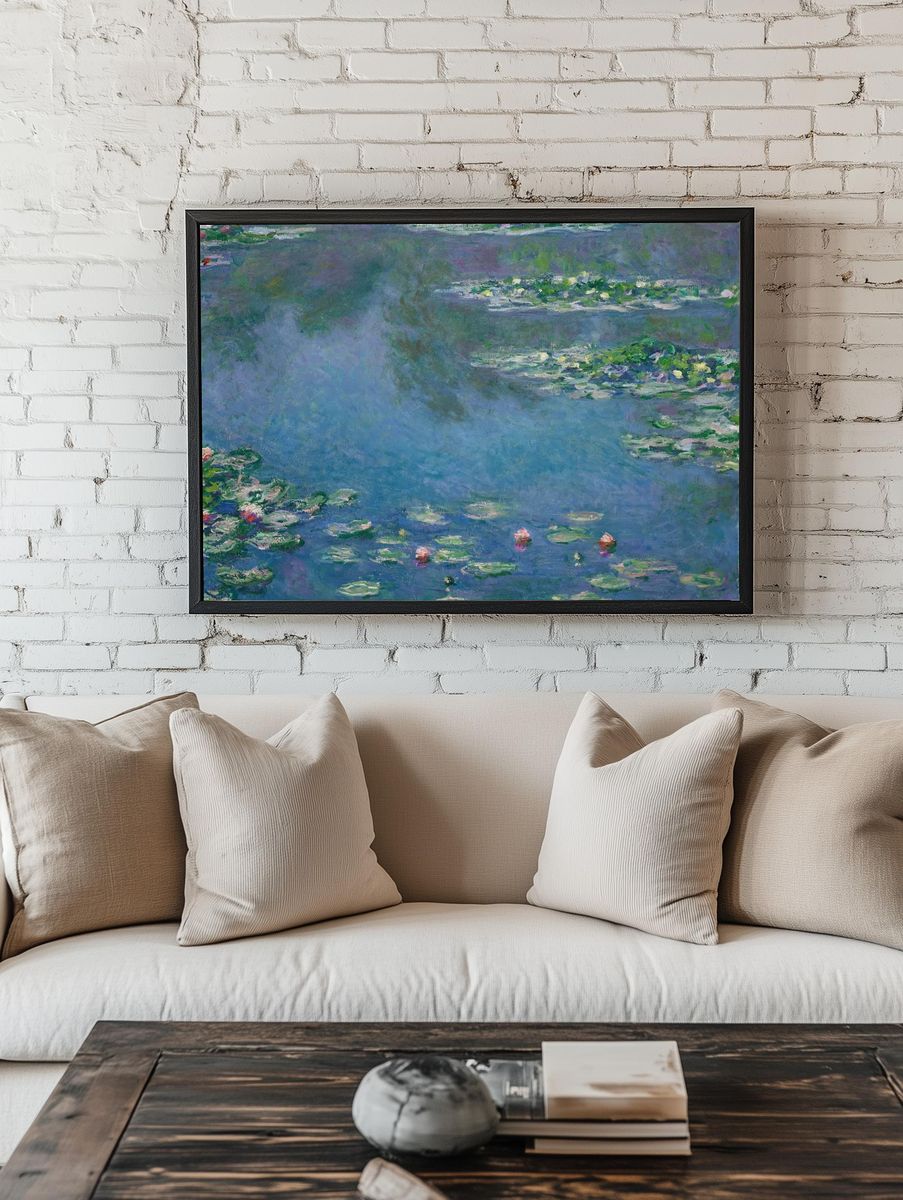 Water Lilies by Claude Monet. room preview