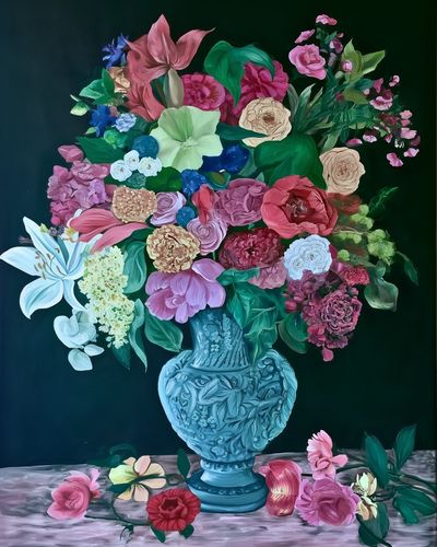 Floral Still Life — Fine-Art Print. poster