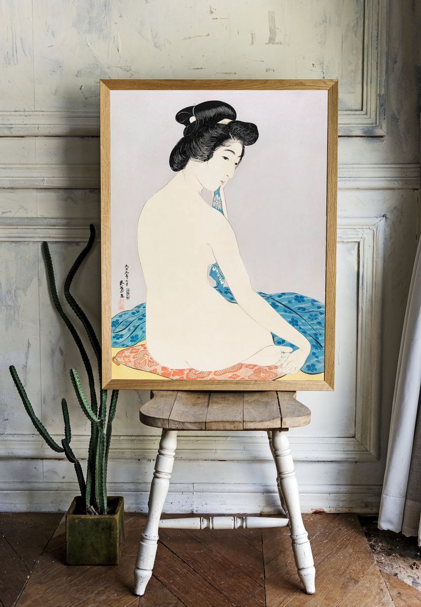 Woman Bath (1920) print high. room preview