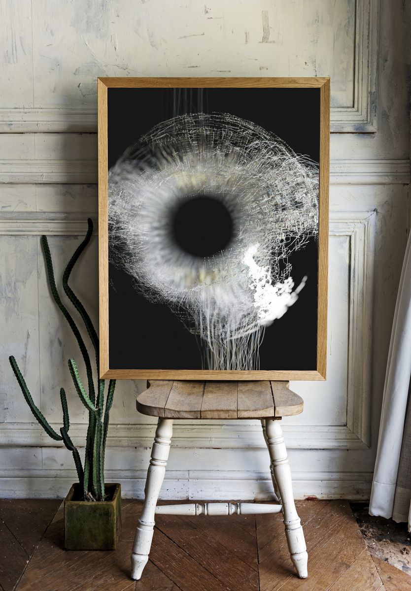 Abstract Eye — Fine-Art Print. — room view 1