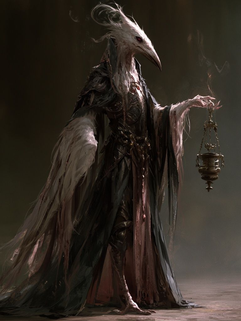 Plague Bird Ritual Poster. poster detail