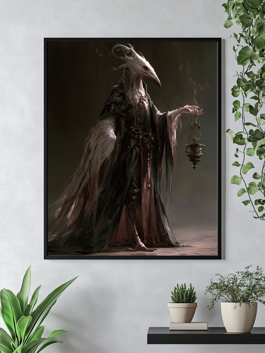 Plague Bird Ritual Poster. — room view 4