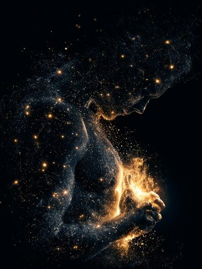 Cosmic Figure Fine-Art Print.