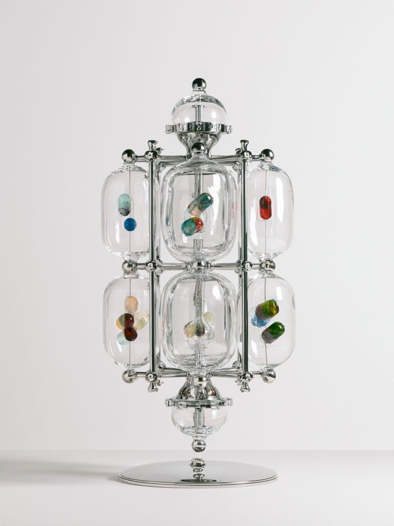 Glass Capsule Sculpture Poster. poster detail