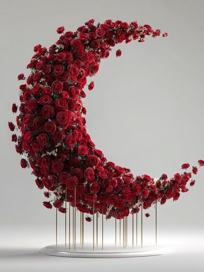 Red Rose Crescent Fine-Art Print. poster print