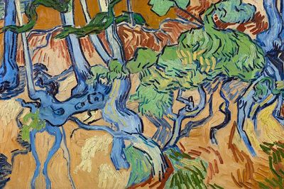 Vincent van Gogh 's Tree. poster print