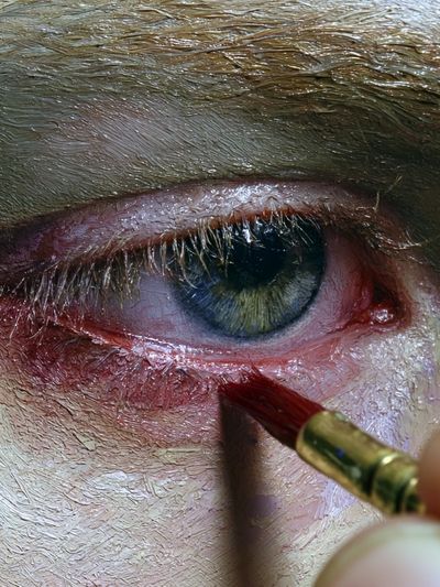 Painterly Eye Close-Up Poster. poster