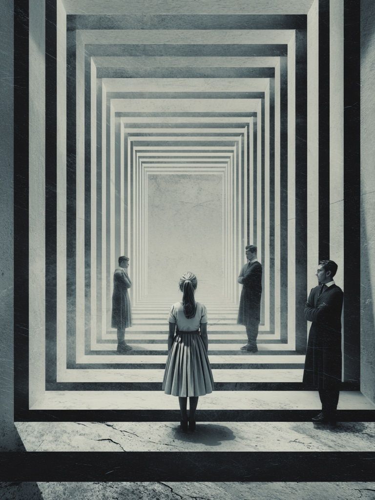 Surreal Corridor Fine-Art Print. poster detail