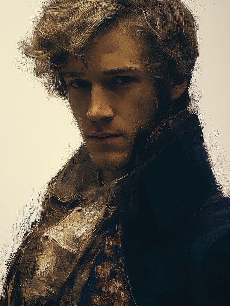 Brooding Portrait — Fine-Art Print.