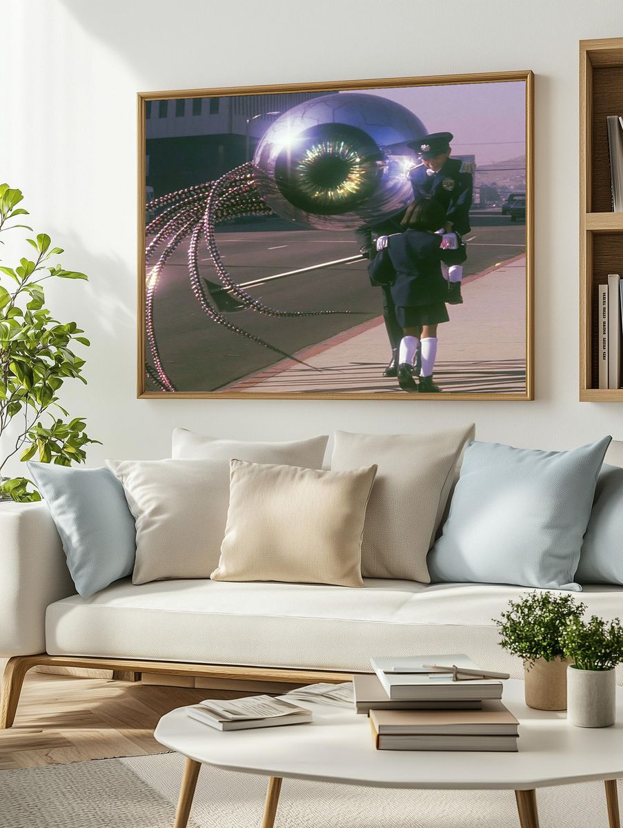 Surreal Street Parade Print. — room view 2