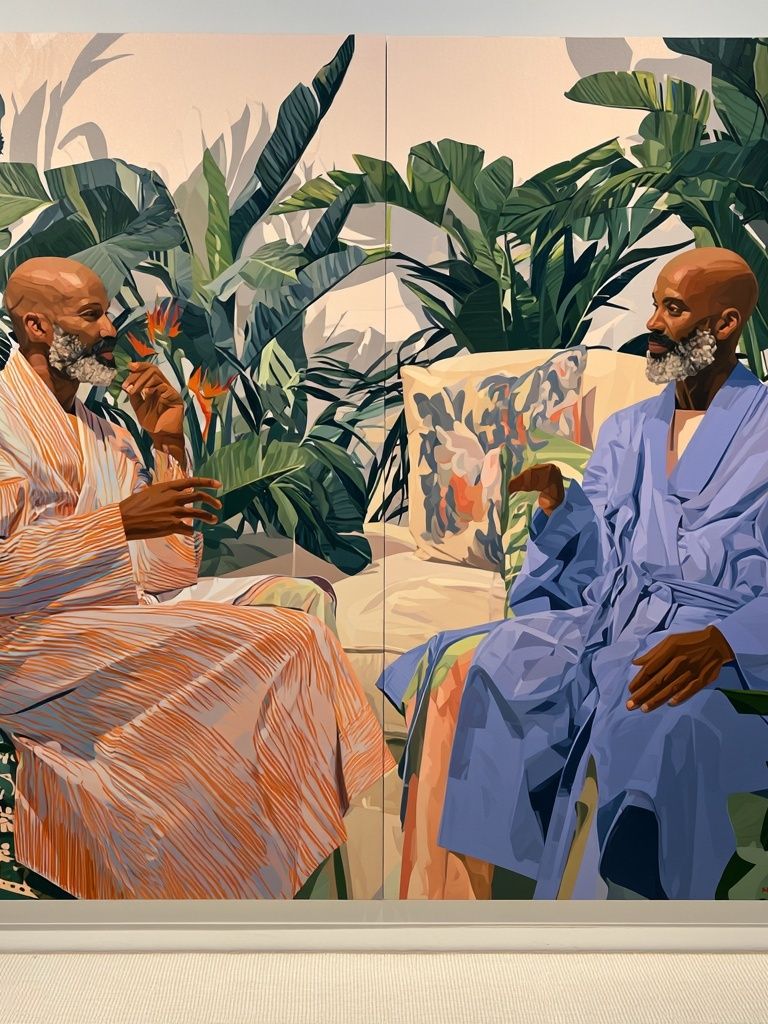 Tropical Conversation Fine-Art Poster. poster — fine-art art
