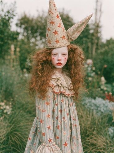Whimsical Garden Portrait Poster. poster detail