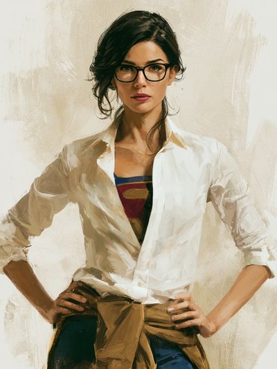 Confident Woman Portrait Print.