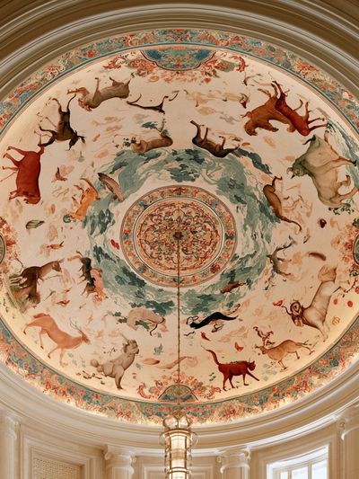 Baroque Ceiling Animals Fine-Art Poster. poster