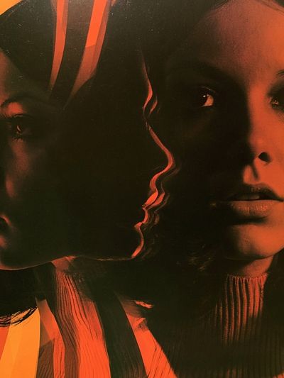 Dual Portrait Retro Print. poster print