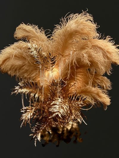 Golden Feather Bouquet Poster.
