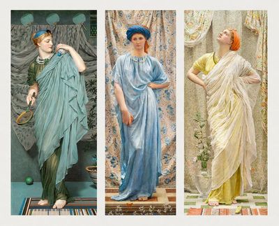 Battledore (1868–1870) painting high resolution. poster print