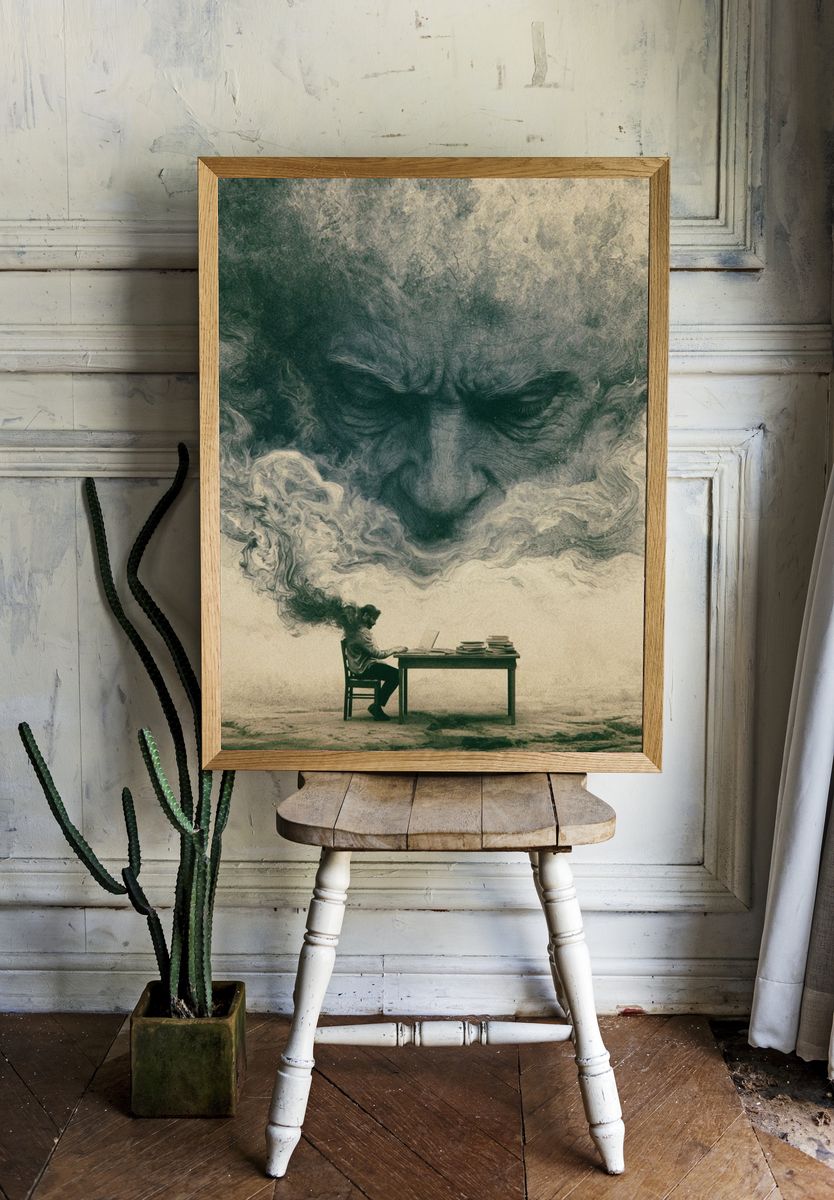 Surreal Mindscape Fine-Art Print. — room view 1