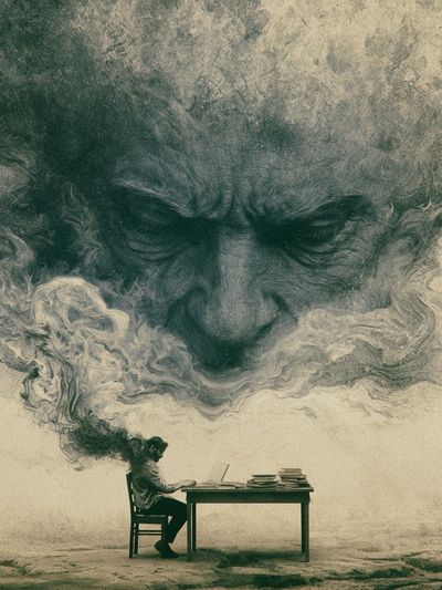 Surreal Mindscape Fine-Art Print. poster