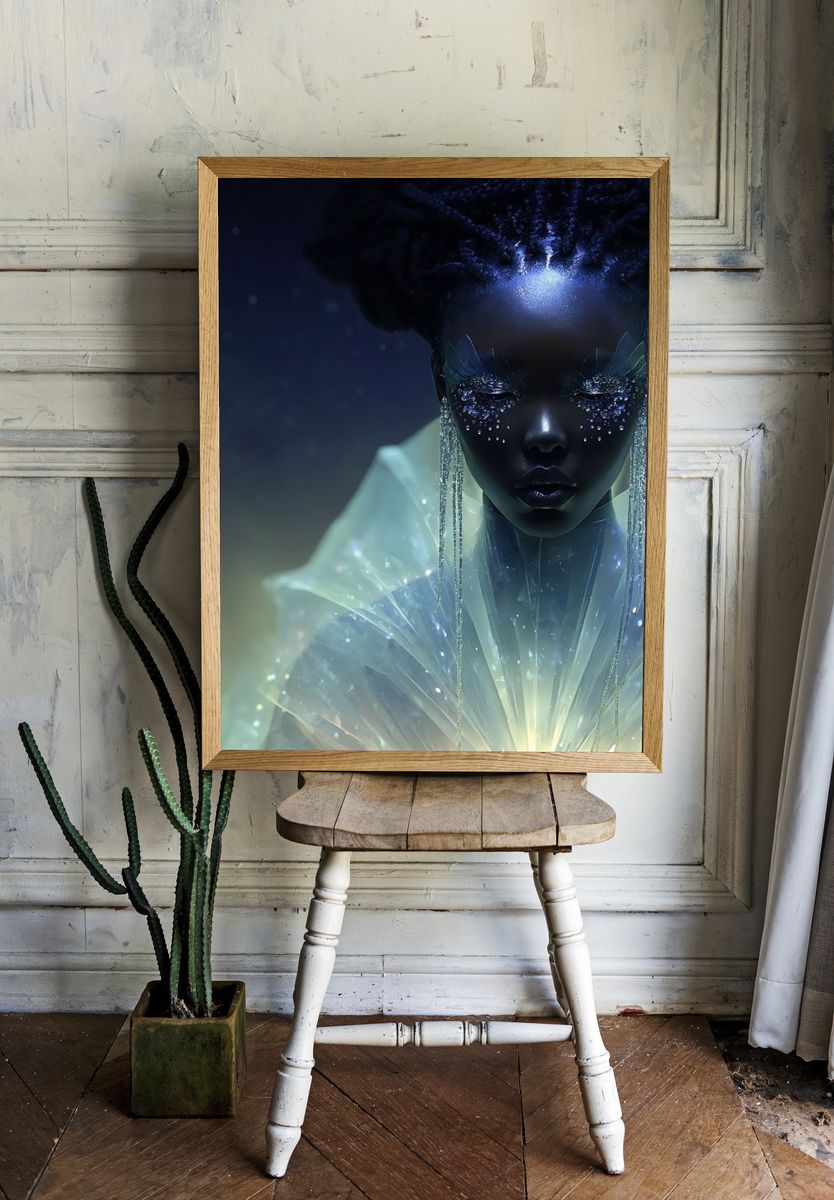 Celestial Portrait — Fine-Art Print. — room view 1