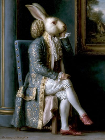 Rabbit Aristocrat Fine-Art Print. poster print