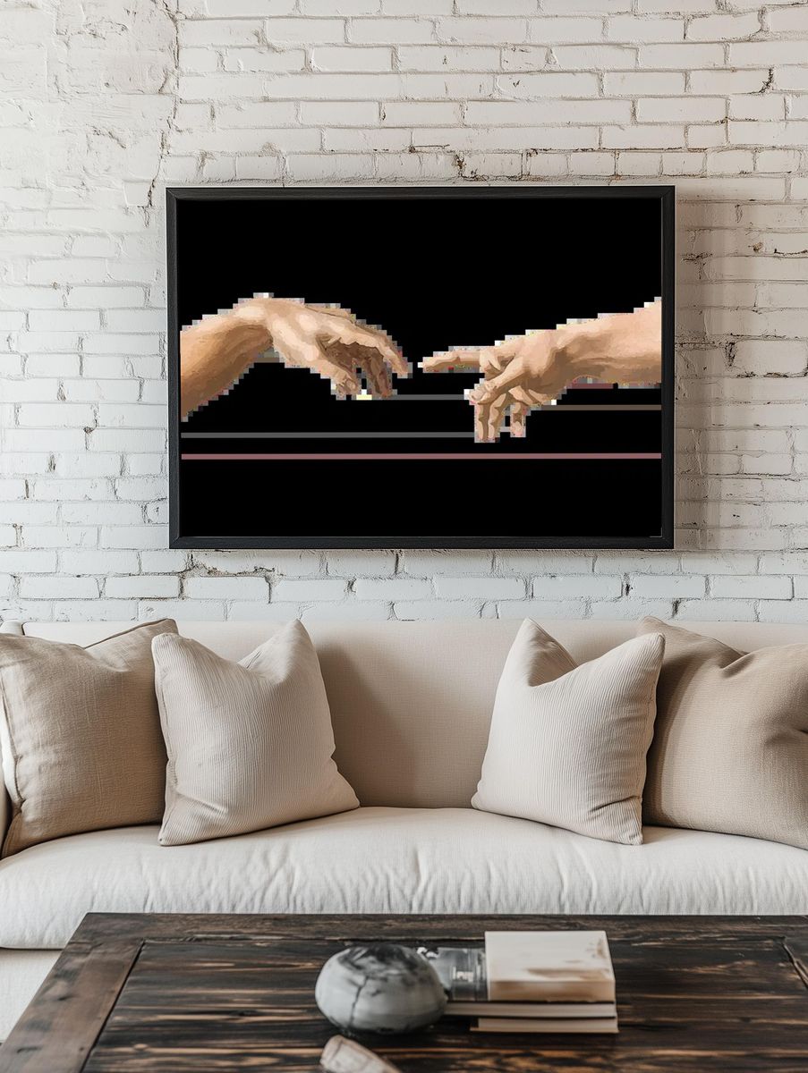 Bull Portrait — Fine-Art Print. room preview