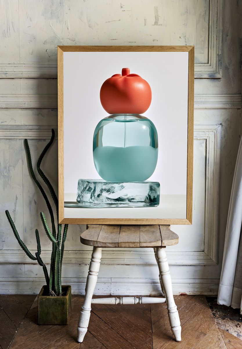 Glass Still Life — Contemporary Print. room preview