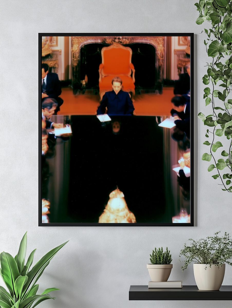 Surreal Courtroom Scene Print. — room view 4