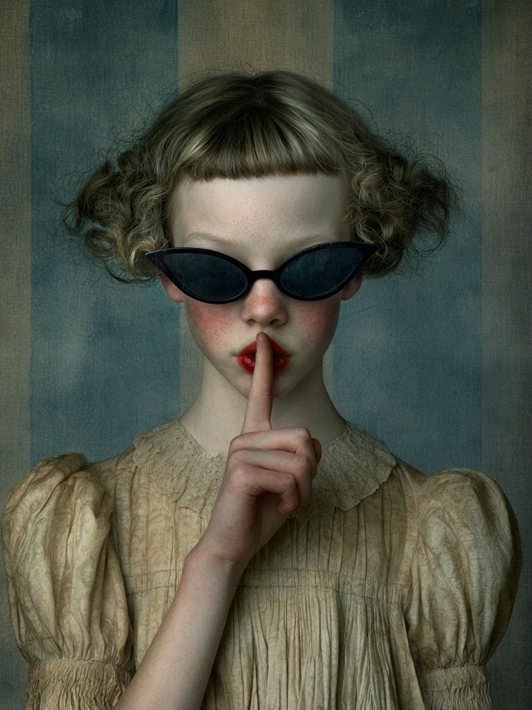 Silent Portrait Surrealism Poster. poster detail