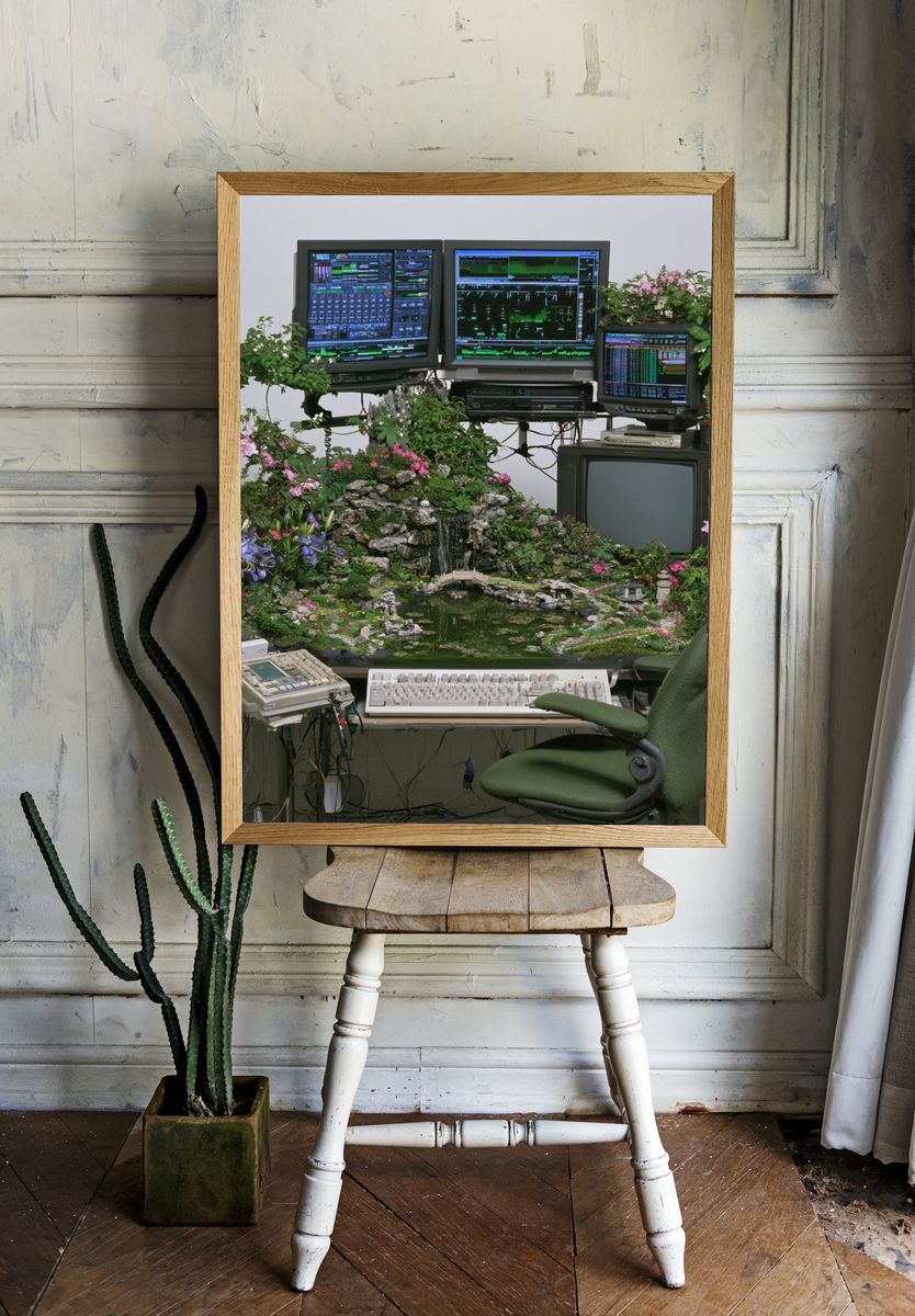 Surreal Tech Garden — Fine-Art Print. — room view 1