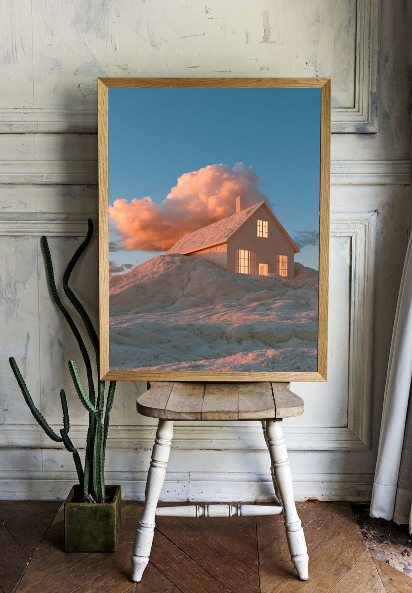 Dream House at Sunset Poster. — room view 1