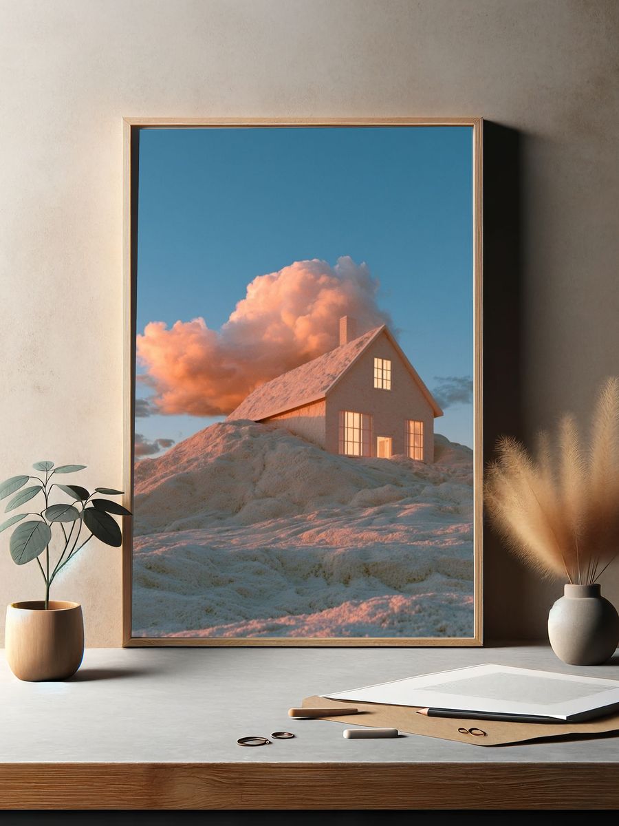 Dream House at Sunset Poster. — room view 2