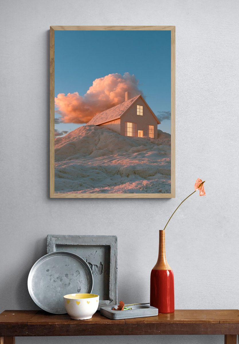 Dream House at Sunset Poster. — room view 3