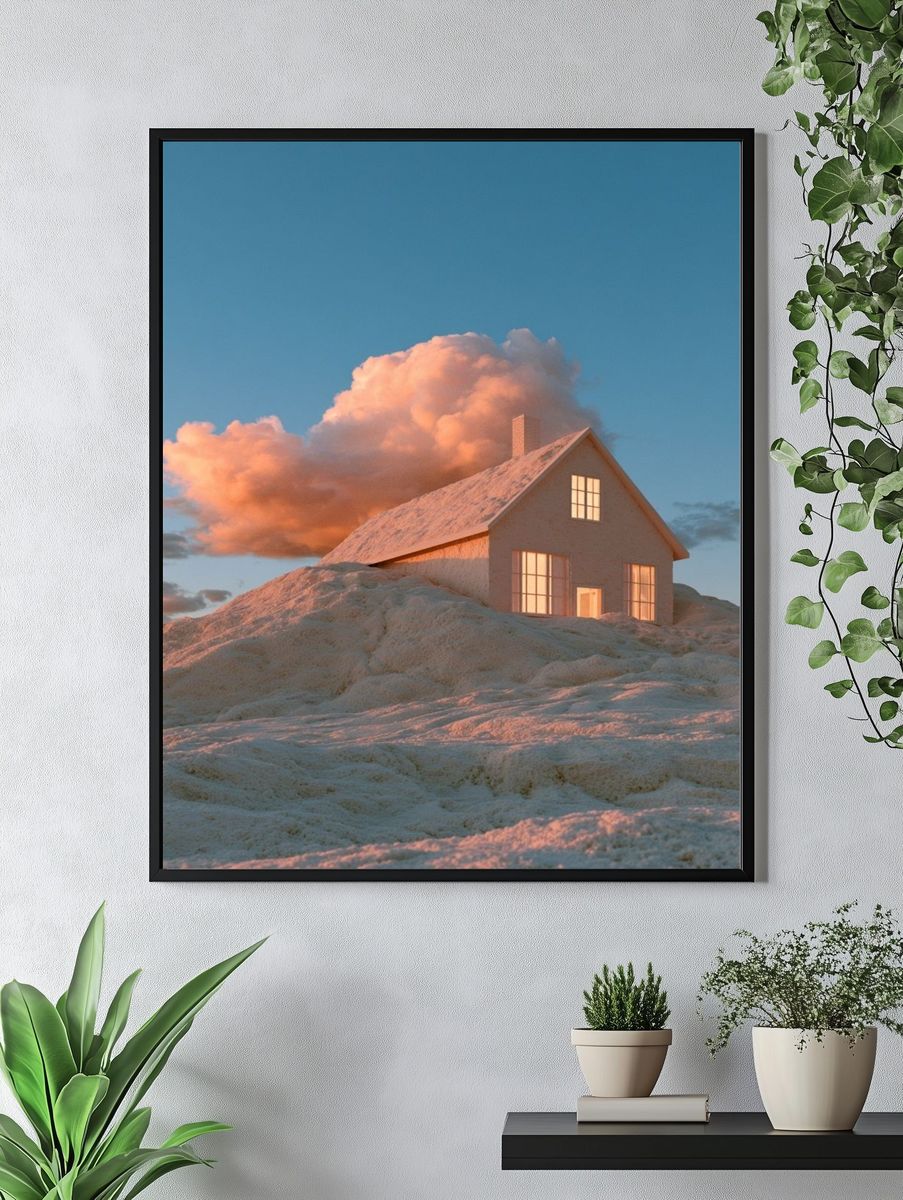 Dream House at Sunset Poster. — room view 4
