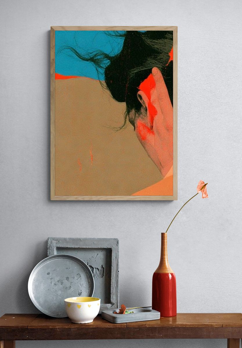 Abstract Figure Study Poster. — room view 3