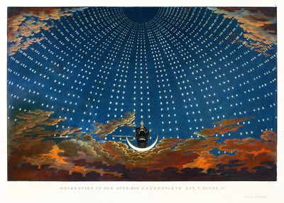 Design Magic Flute: Hall Stars. poster