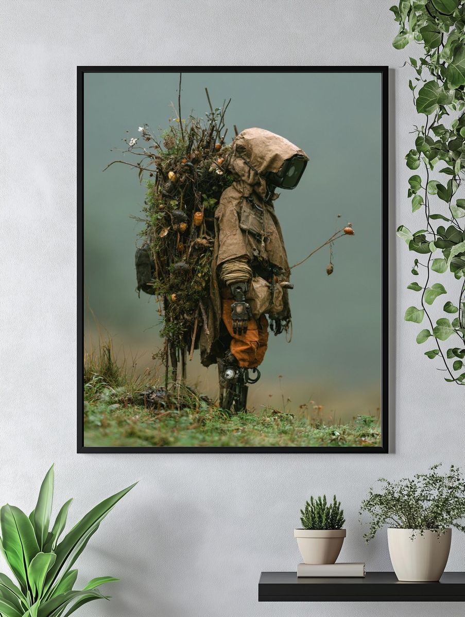 Forest Sentinel Surrealism Print. — room view 4